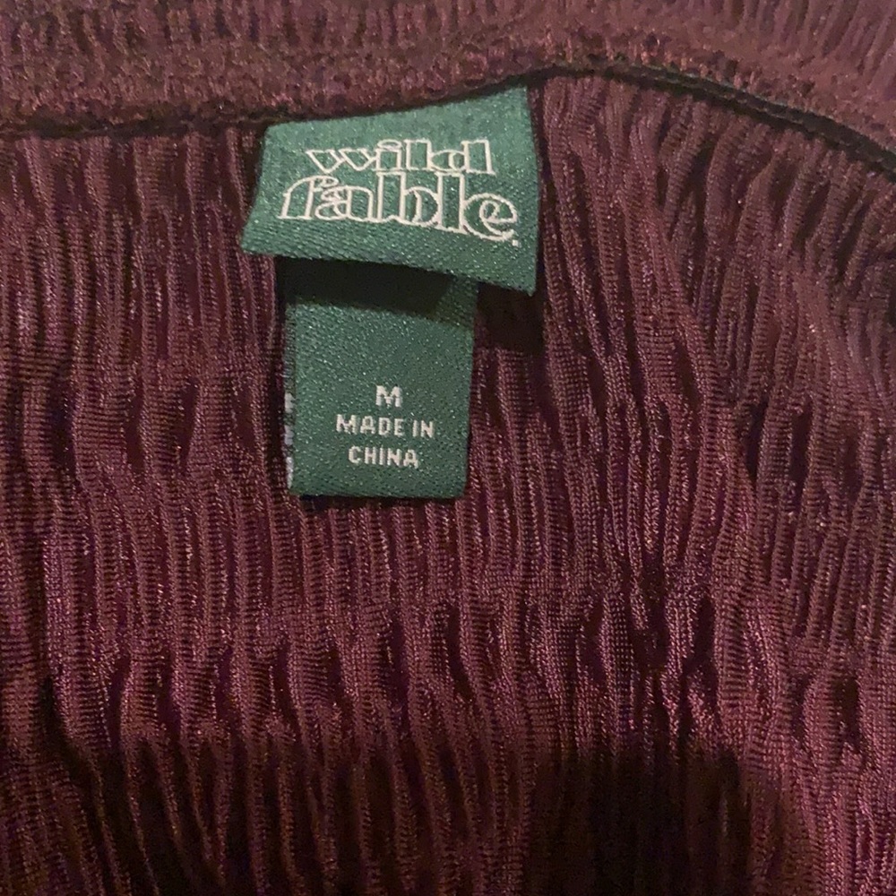 Magenta Ruffle Tank Top - Picture 3 of 3